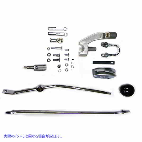 22-0710 ポリススタイル ジョッキー シフター コントロール キット Police Style Jockey Shifter Control Kit 取寄せ Vツイン (