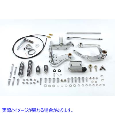 22-0716 フォワード コントロール キット クローム Forward Control Kit Chrome 取寄せ Vツイン (検索用／