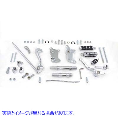 22-0719 フォワード コントロール キット クローム 取寄せ Vツイン Forward Control Kit Chrome (検索用／33892-98