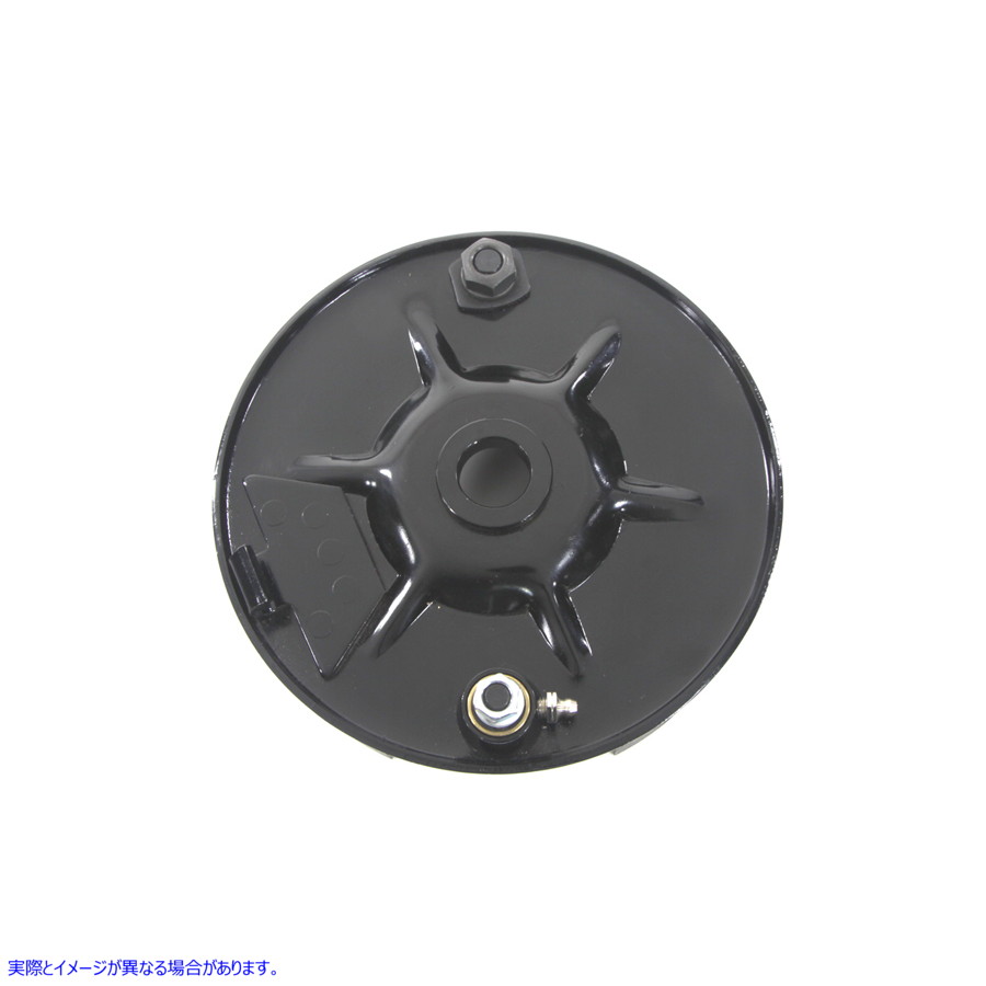 22-0746 リアメカニカルブレーキバッキングプレートキットブラック Rear Mechanical Brake Backing Plate Kit Black 取寄せ Vツ