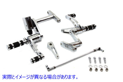 22-0769 マスターシリンダー付きビレットフォワードコントロールキット 取寄せ Vツイン Billet Forward Control Kit with Master