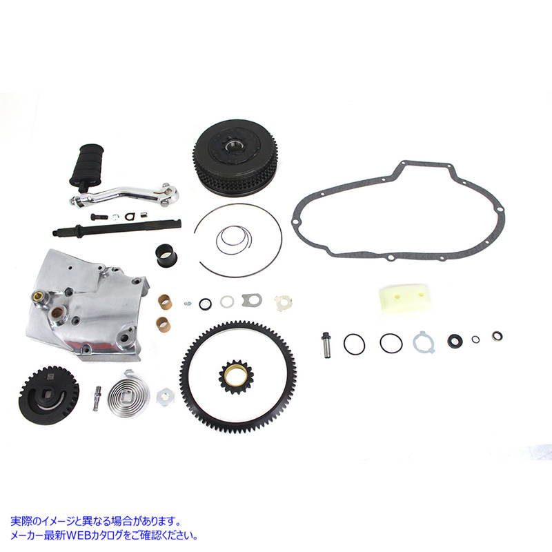 22-0783 キックスターターキット ポリッシュ仕上げ 取寄せ Vツイン Kick Starter Kit Polished (検索用／