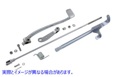 22-0811 ブレーキ ペダル リンケージ キット リア クローム Brake Pedal Linkage Kit Rear Chrome 取寄せ Vツイン (検索用／