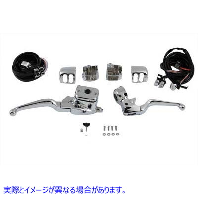 22-0818 スムーズ コンター ハンドルバー コントロール キット クローム Smooth Contour Handlebar Control Kit Chrome 取寄せ V