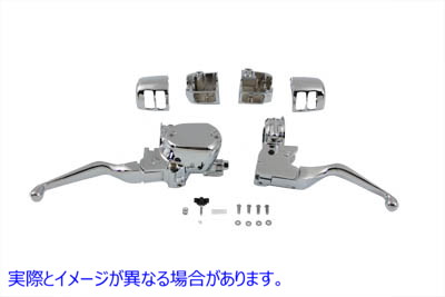 22-0826 ハンドルバー コントロール キット クローム 取寄せ Vツイン Handlebar Control Kit Chrome (検索用／