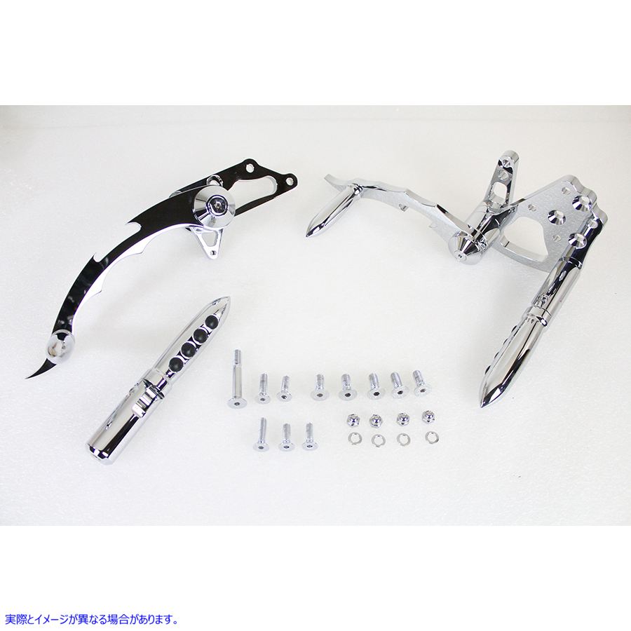 22-0827 ビレットフォワードコントロールキット クローム Billet Forward Control Kit Chrome 取寄せ Vツイン (検索用／