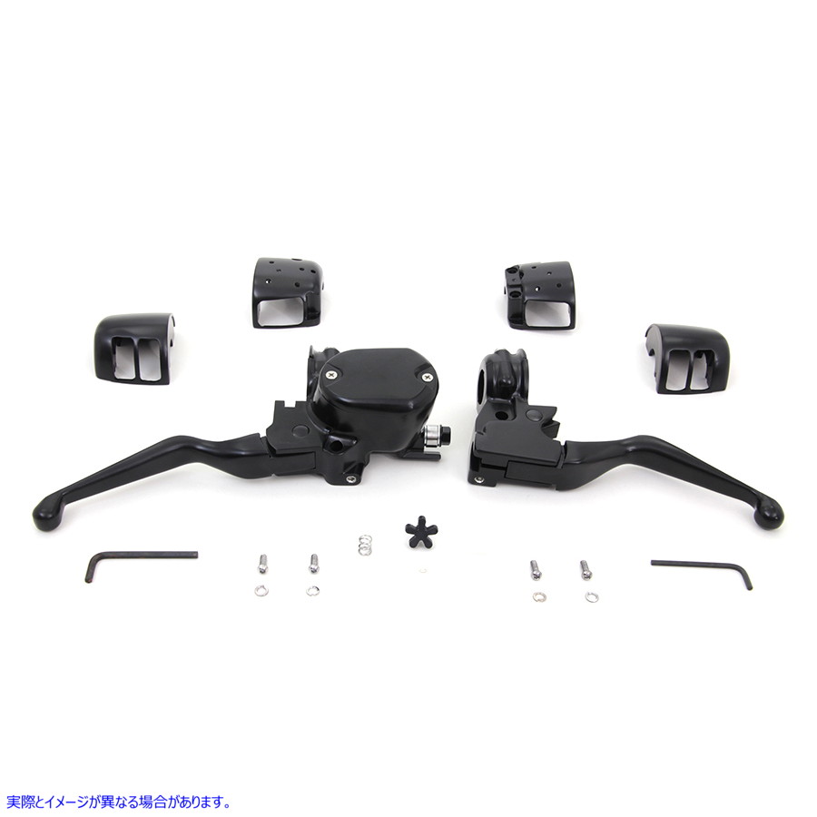 22-0837 Handlebar Control Kit Black 取寄せ Vツイン (検索用／42307-07 V-Twin