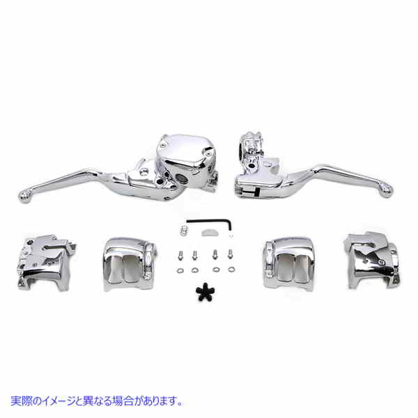 22-0841 ハンドルバー コントロール キット クローム 取寄せ Vツイン Handlebar Control Kit Chrome (検索用／