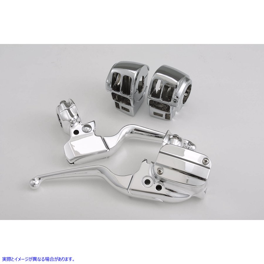 22-0882 取寄せ Vツイン Chrome Handlebar Control Kit (検索用／