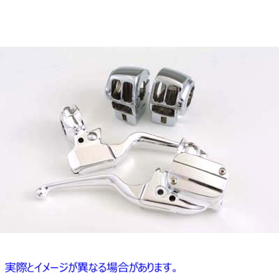 22-0883 クロームハンドルバーコントロールキット Chrome Handlebar Control Kit 取寄せ Vツイン (検索用／