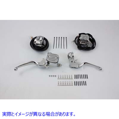 22-0894 クロームハンドルバーコントロールキット Chrome Handlebar Control Kit 取寄せ Vツイン (検索用／