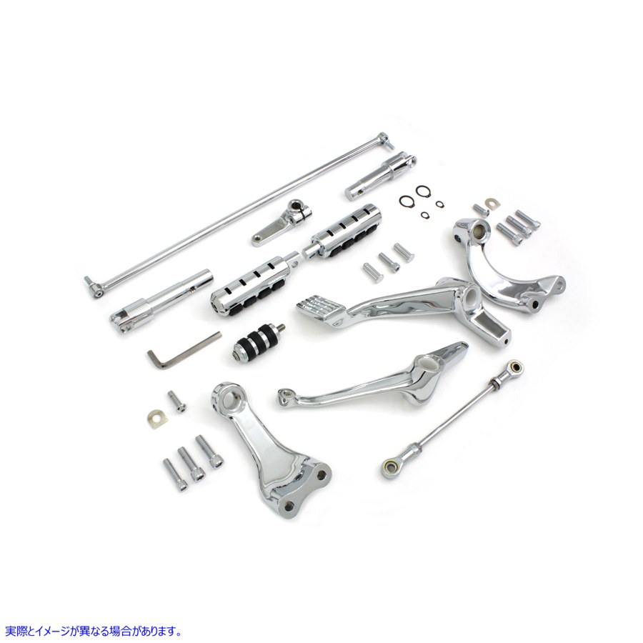 22-0900 Chrome フォワード コントロール キット 取寄せ Vツイン Chrome Forward Control Kit (検索用／33395-06A