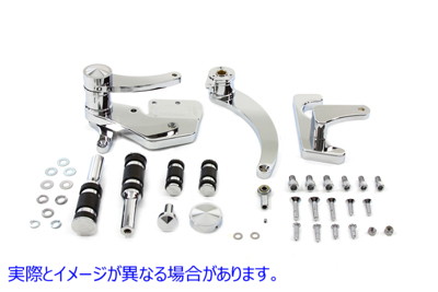 22-0905 Chrome Forward Control Set 取寄せ Vツイン (検索用／ V-Twin
