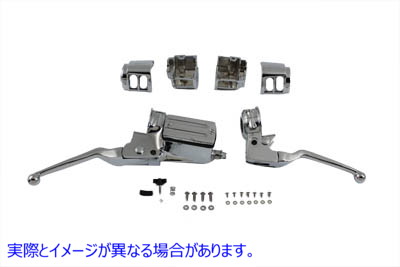 22-1076 クロームハンドルバーコントロールキット Chrome Handlebar Control Kit 取寄せ Vツイン (検索用／