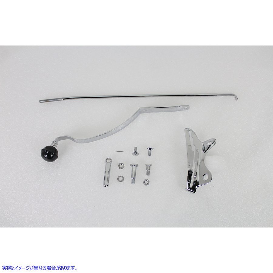 22-1077 左側タンクハンドシフターレバーコントロールキット Left Side Tank Hand Shifter Lever Control Kit 取寄せ Vツイン (