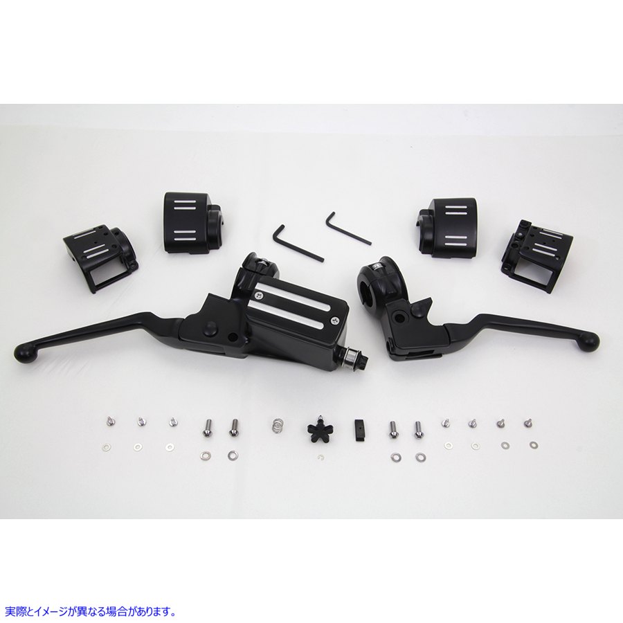 22-1164 ハンドルバー コントロール キット ブラック Handlebar Control Kit Black 取寄せ Vツイン (検索用／