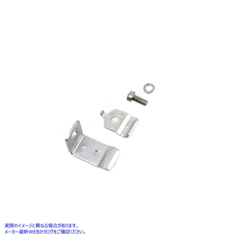 2208-4 カドミウムメッキクラッチケーブルブラケット 取寄せ Vツイン Cadmium Plated Clutch Cable Bracket (検索用／38676-52