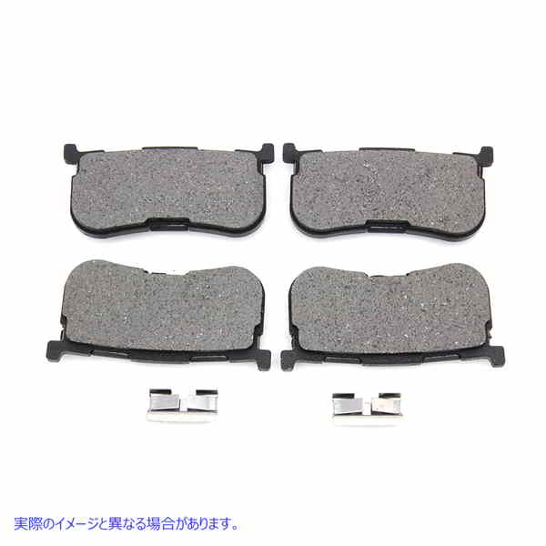 23-0001 Duro Kevlar リア ブレーキ パッド セット Duro Kevlar Rear Brake Pad Set 取寄せ Vツイン (検索用／41300033 Duro