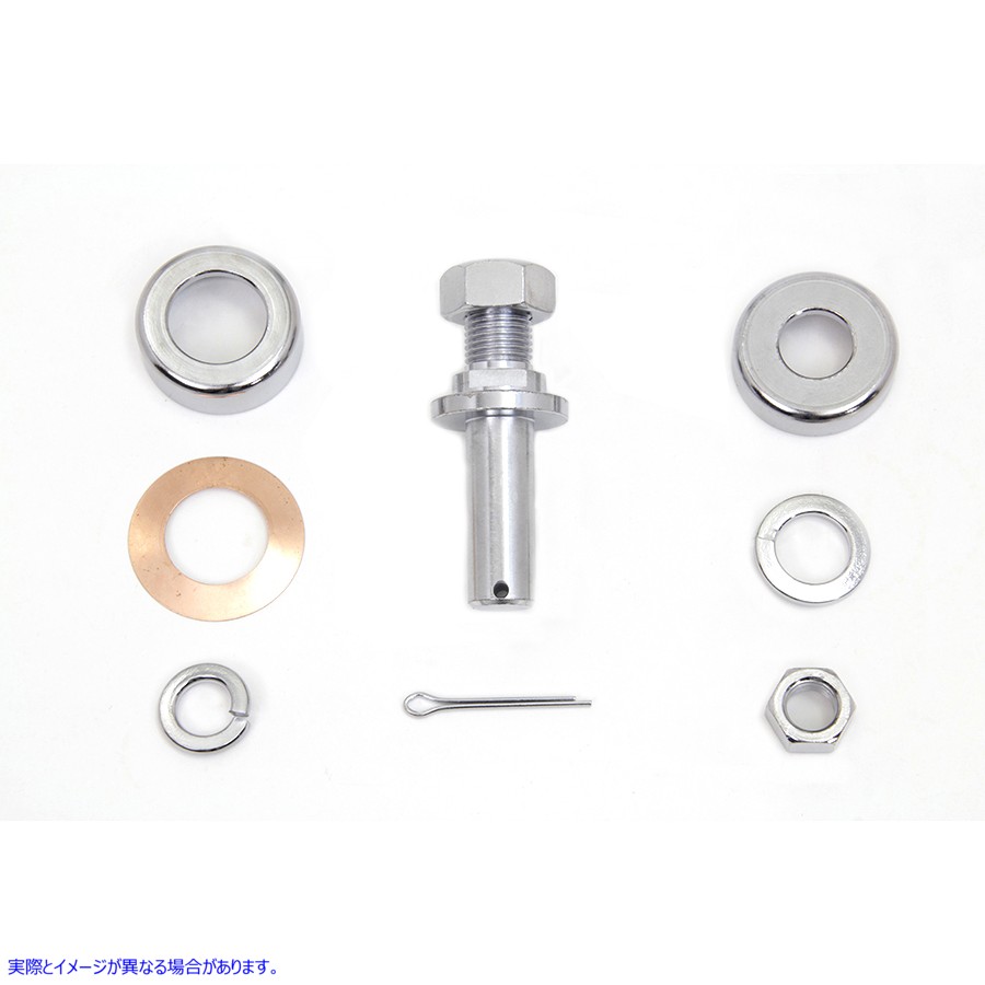 23-0068 メカニカル ブレーキ ピボット キット クローム 取寄せ Vツイン Mechanical Brake Pivot Kit Chrome (検索用／