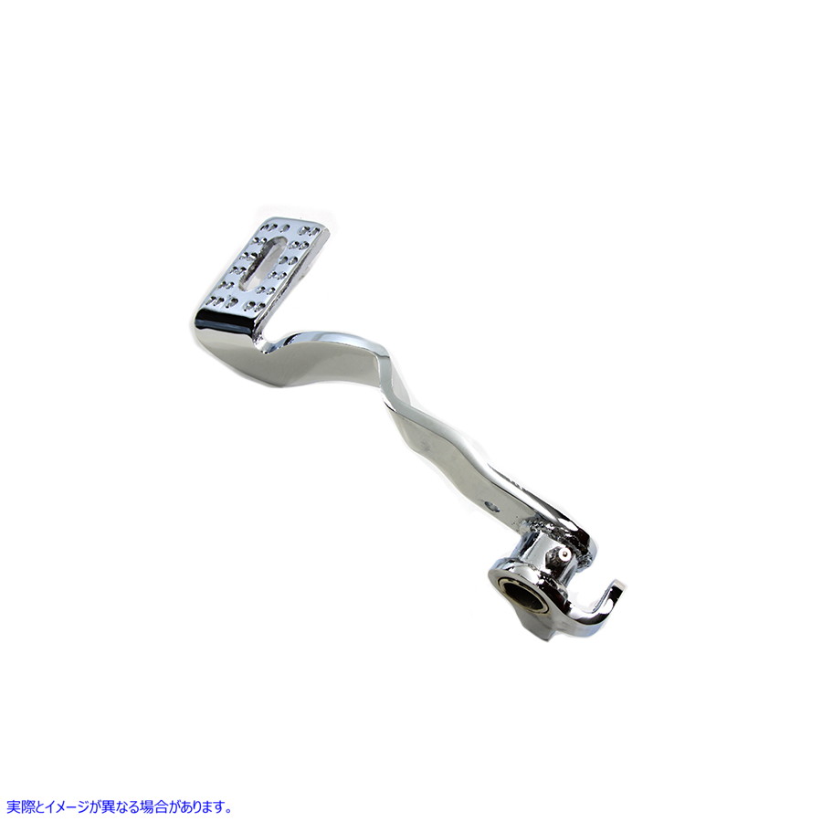 23-0100 リアブレーキペダルクローム 取寄せ Vツイン Rear Brake Pedal Chrome (検索用／42402-59