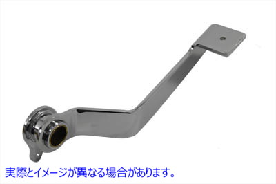 23-0108 リアブレーキペダルクローム Rear Brake Pedal Chrome 取寄せ Vツイン (検索用／42515-82