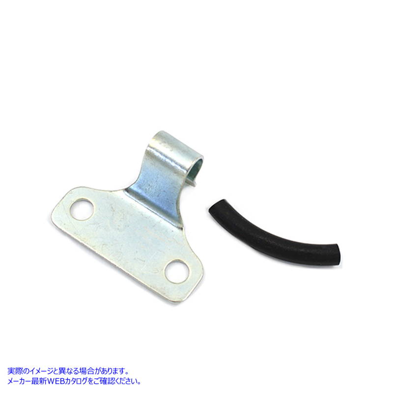 23-0121 ブレーキラインサポートブラケット亜鉛 取寄せ Vツイン Brake Line Support Bracket Zinc (検索用／42314-71A