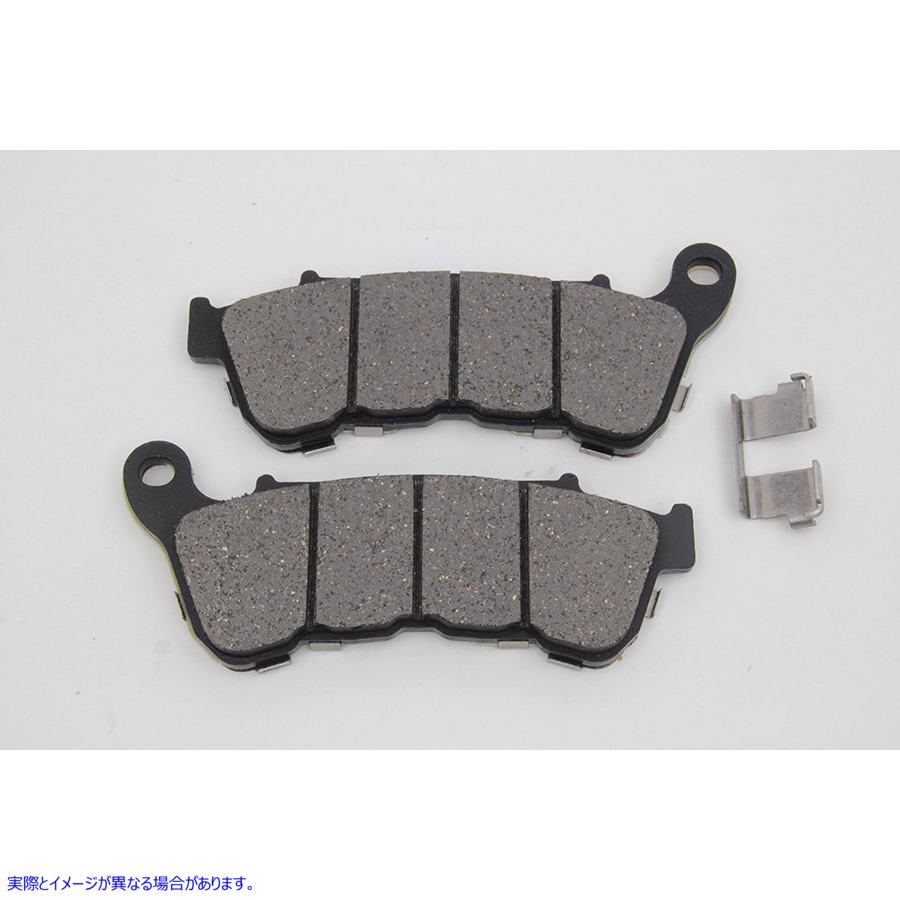 23-0190 Duro セミメタリック フロント ブレーキ パッド セット 取寄せ Vツイン Duro Semi-Metallic Front Brake Pad Set (検索