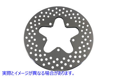 23-0260 11-1/2 インチ ドリルド リア ブレーキ ディスク 11-1/2 inch Drilled Rear Brake Disc 取寄せ Vツイン (検索用／40939-