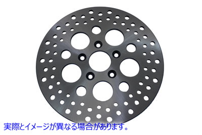 23-0318 11-1/2 インチ ドリルド リア ブレーキ ディスク 11-1/2 inch Drilled Rear Brake Disc 取寄せ Vツイン (検索用／41791-