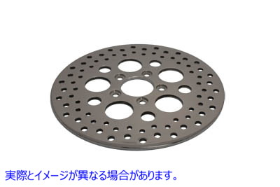 23-0357 11-1/2 インチ ドリルド リア ブレーキ ディスク 11-1/2 inch Drilled Rear Brake Disc 取寄せ Vツイン (検索用／41797-