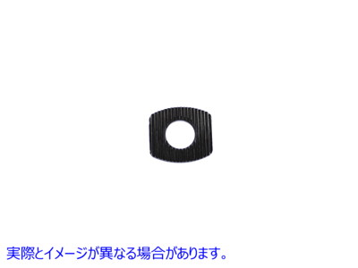 23-0416 リアブレーキバッキングロックプレート ブラック Rear Brake Backing Lock Plate Black 取寄せ Vツイン (検索用／44475-