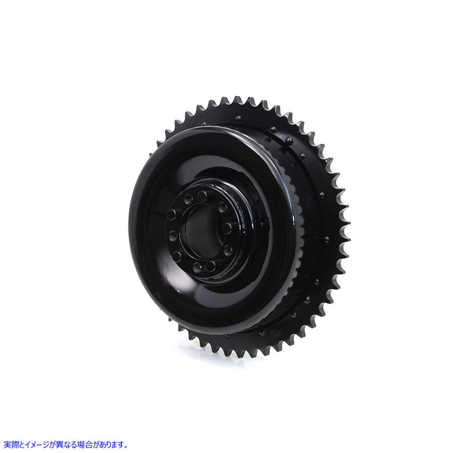 23-0430 リアメカニカルブレーキドラムブラック Rear Mechanical Brake Drum Black 取寄せ Vツイン (検索用／41400-37