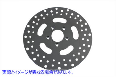 23-0467 11-1/2 インチ ドリルド フロント ブレーキ ディスク 11-1/2 inch Drilled Front Brake Disc 取寄せ Vツイン (検索用／