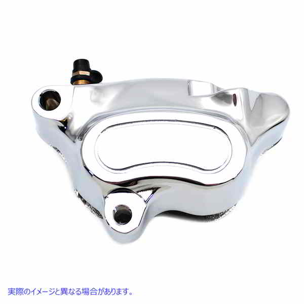 23-0499 クロームフロント4ピストン左側キャリパー Chrome Front 4 Piston Left Side Caliper 取寄せ Vツイン (検索用／44395-08