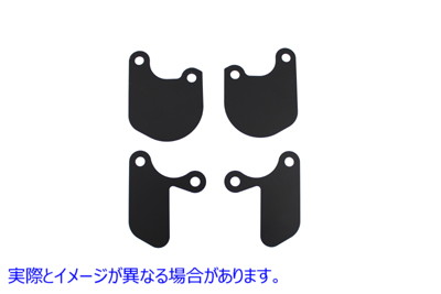 23-0523 フロントブレーキキャリパー振動板デュアルディスク 取寄せ Vツイン Front Brake Caliper Vibration Plates Dual Disc (