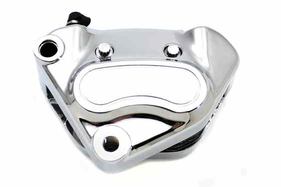 23-0554 クロームフロント4ピストンキャリパー Chrome Front 4 Piston Caliper 取寄せ Vツイン (検索用／44395-00