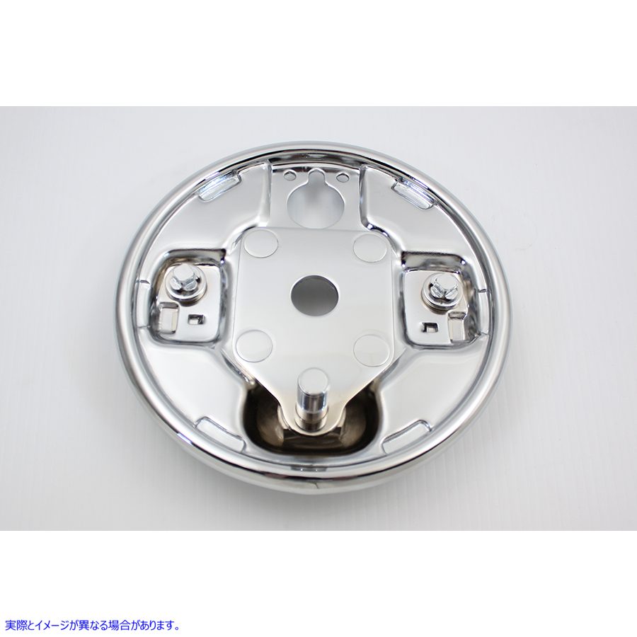 23-0714 リア油圧バッキングプレート クローム 取寄せ Vツイン Rear Hydraulic Backing Plate Chrome (検索用／41650-63