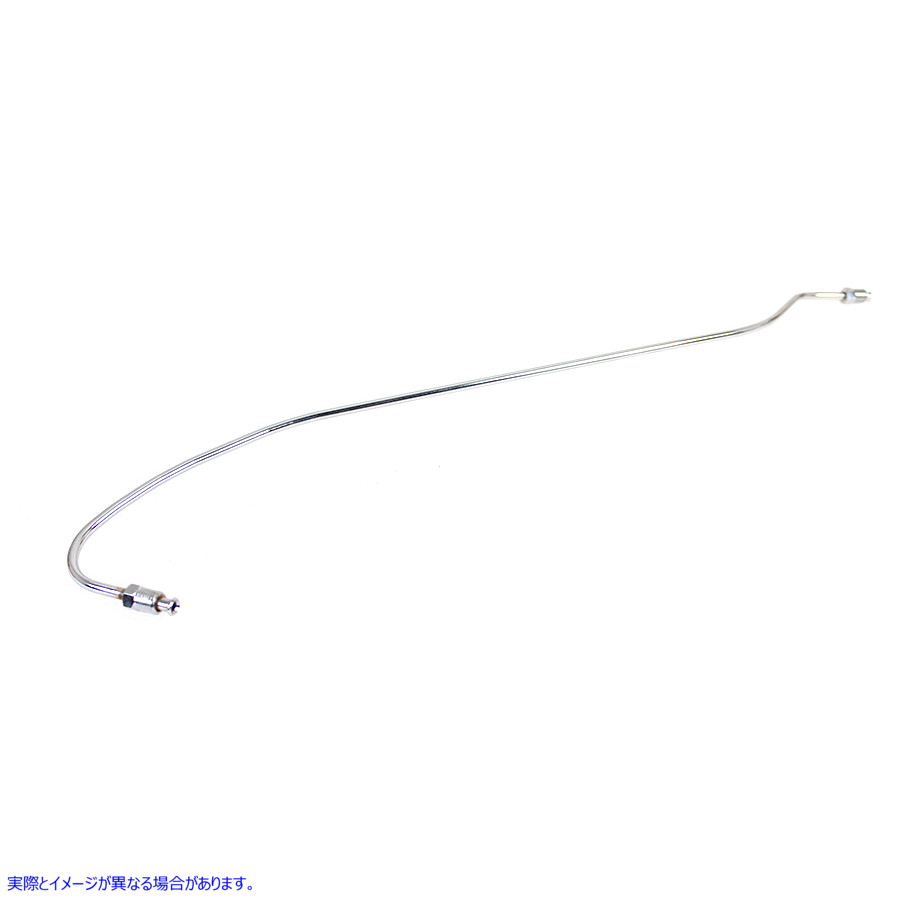 23-0762 スチール製リアブレーキライン 亜鉛 取寄せ Vツイン Steel Rear Brake Line Zinc (検索用／42304-70A