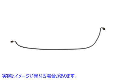 23-0764 スチール製リアブレーキライン 亜鉛 取寄せ Vツイン Zinc Steel Rear Brake Line (検索用／42301-58A