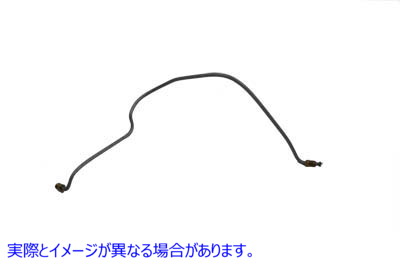 23-0765 スチール製リアブレーキライン 亜鉛 取寄せ Vツイン Steel Rear Brake Line Zinc (検索用／42303-70A