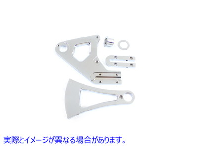 23-0795 リアブレーキキャリパーマウントブラケット右側 Rear Brake Caliper Mount Bracket Right Side 取寄せ Vツイン (検索用