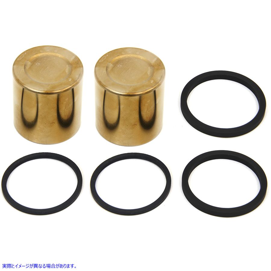 23-0827 フロントキャリパーピストンとシールキット 取寄せ Vツイン Front Caliper Piston and Seal Kit (検索用／41300006