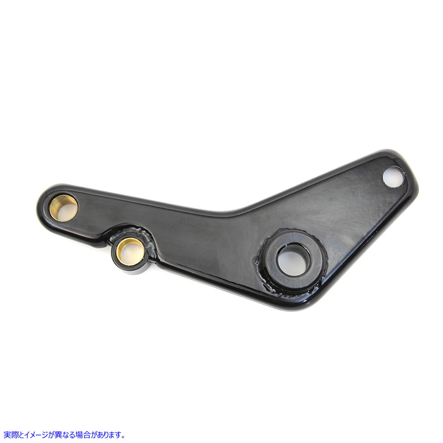 23-0841 リアブレーキキャリパーマウントブラケット ブラック 取寄せ Vツイン Rear Brake Caliper Mount Bracket Black (検索用