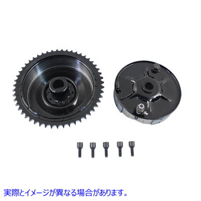 23-0876 リアメカニカルブレーキドラムキット ブラック Rear Mechanical Brake Drum Kit Black 取寄せ Vツイン (検索用／