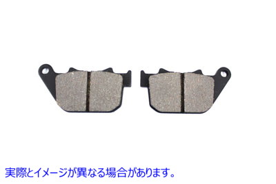 23-0916 Dura セラミック リア ブレーキ パッド セット 取寄せ Vツイン Dura Ceramic Rear Brake Pad Set (検索用／42836-04A Du