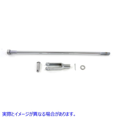 23-0934 クレビス付きシフターロッド クローム Shifter Rod With Clevis Chrome 取寄せ Vツイン (検索用／