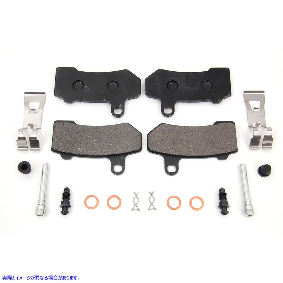 23-0975 Duro フロント ブレーキ パッド ピン キット 亜鉛 Duro Front Brake Pad Pin Kit Zinc 取寄せ Vツイン (検索用／42849-0