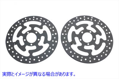 23-1040 Duro 11.8 インチ フロント ブレーキ ディスク セット Duro 11.8 inch Front Brake Disc Set 取寄せ Vツイン (検索用／4