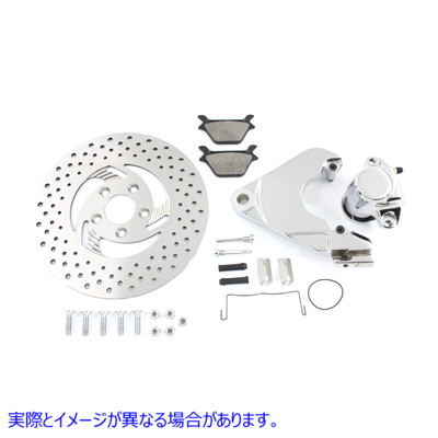 23-1125 取寄せ Vツイン Rear Caliper Kit Chrome (検索用／