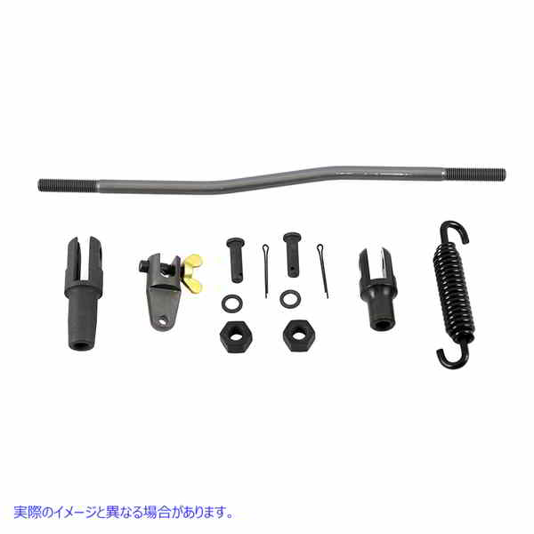 23-1670 フロント ブレーキ ロッド キット パーカーライズド Front Brake Rod Kit Parkerized 取寄せ Vツイン (検索用／